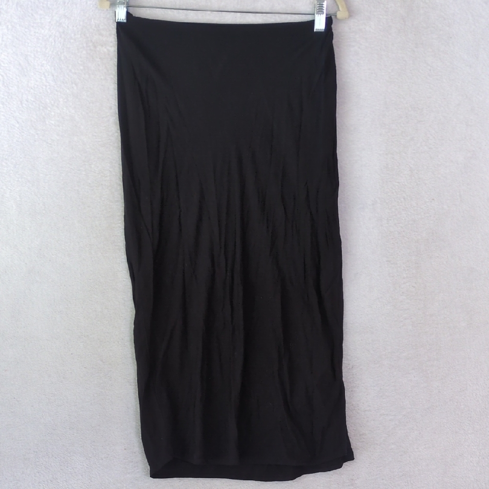 Old‎ Navy Women's Black Minimalist Contemporary Midi Skirt Size XS